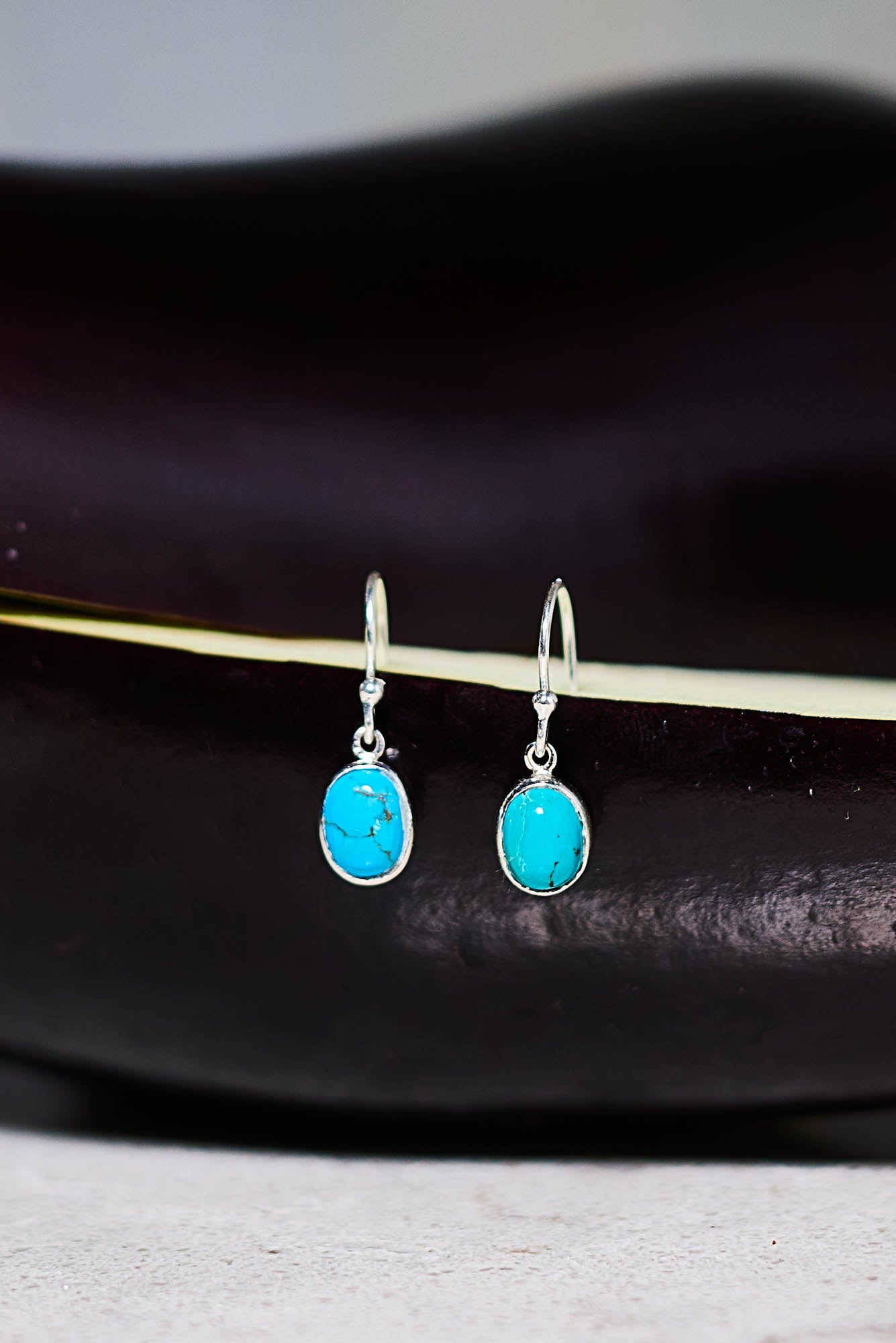 Turquoise stud earrings 2024 sterling silver