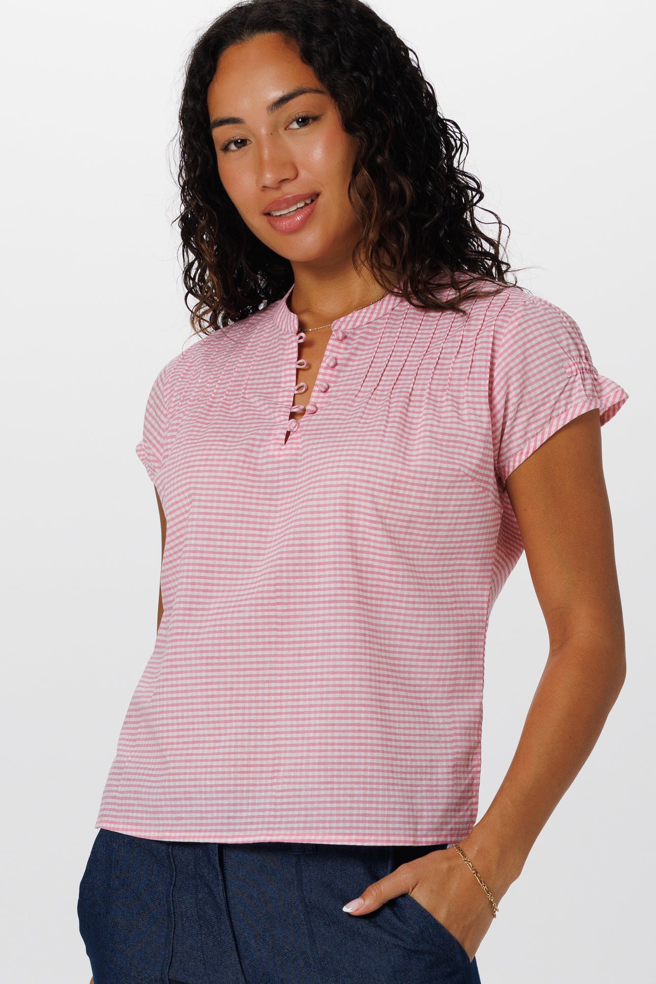 Clover Top Gingham