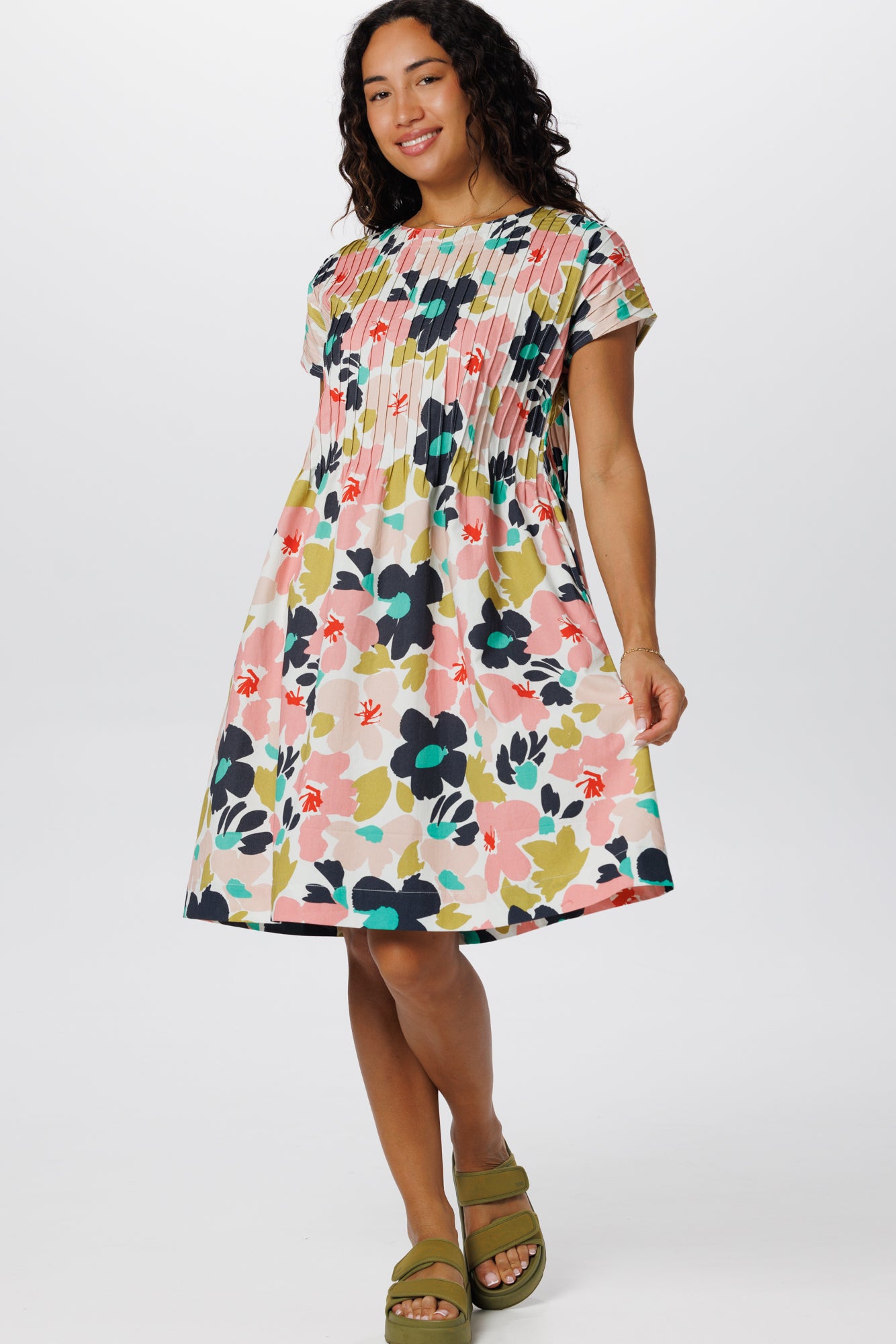 Folk Dress Retro Bloom