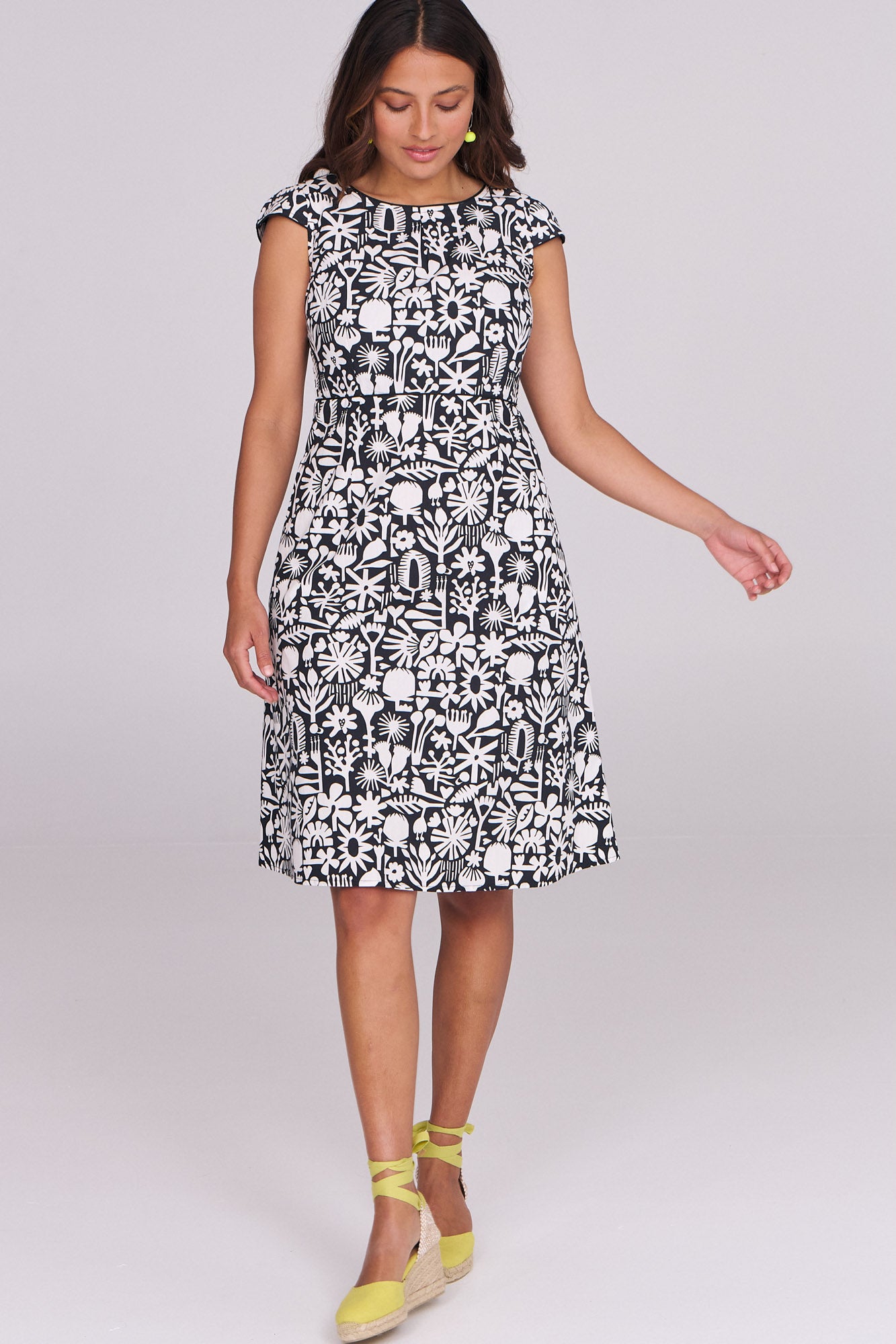 Gia Dress Bush Bloom Mono