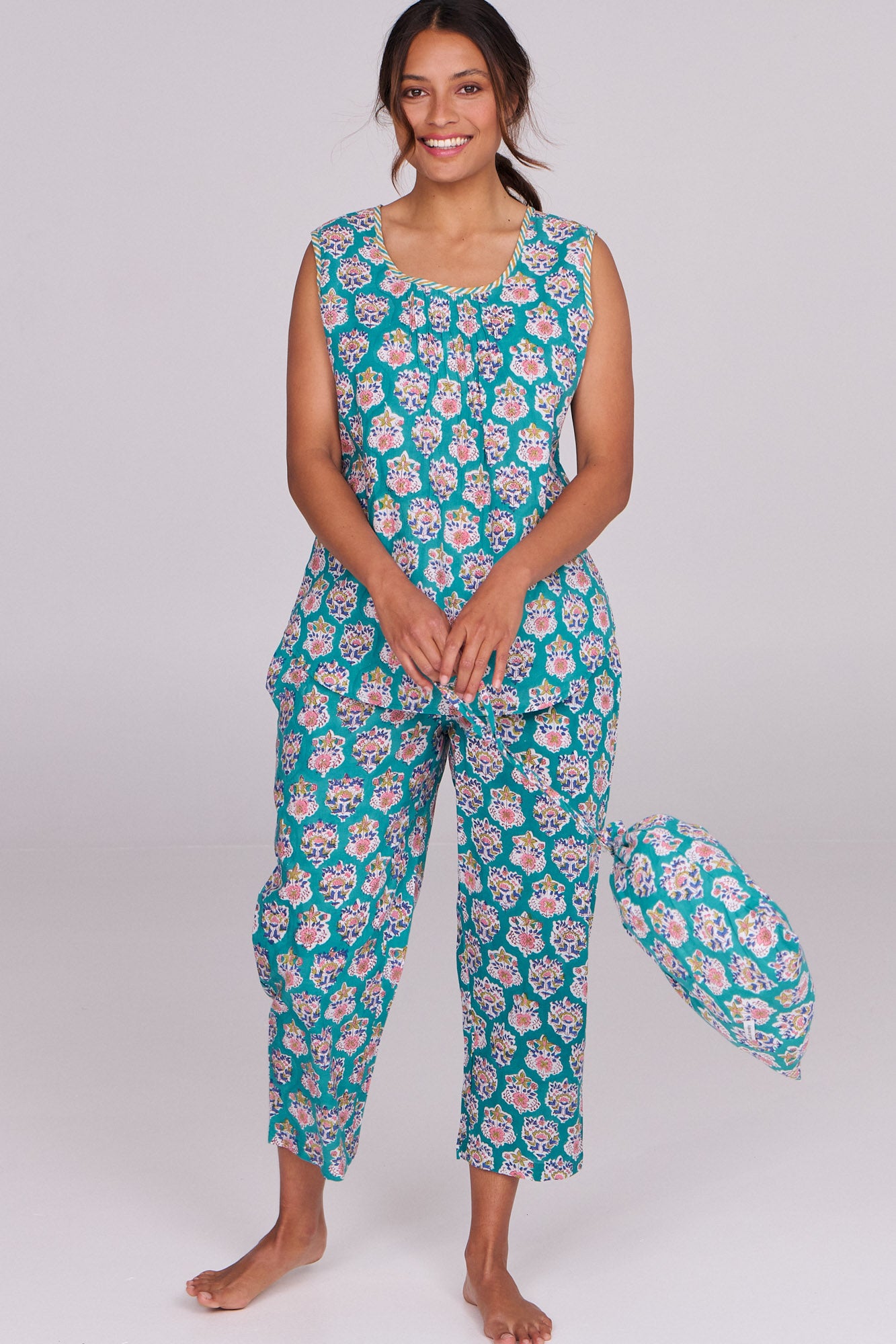 Isla Pyjamas Aqua Lily