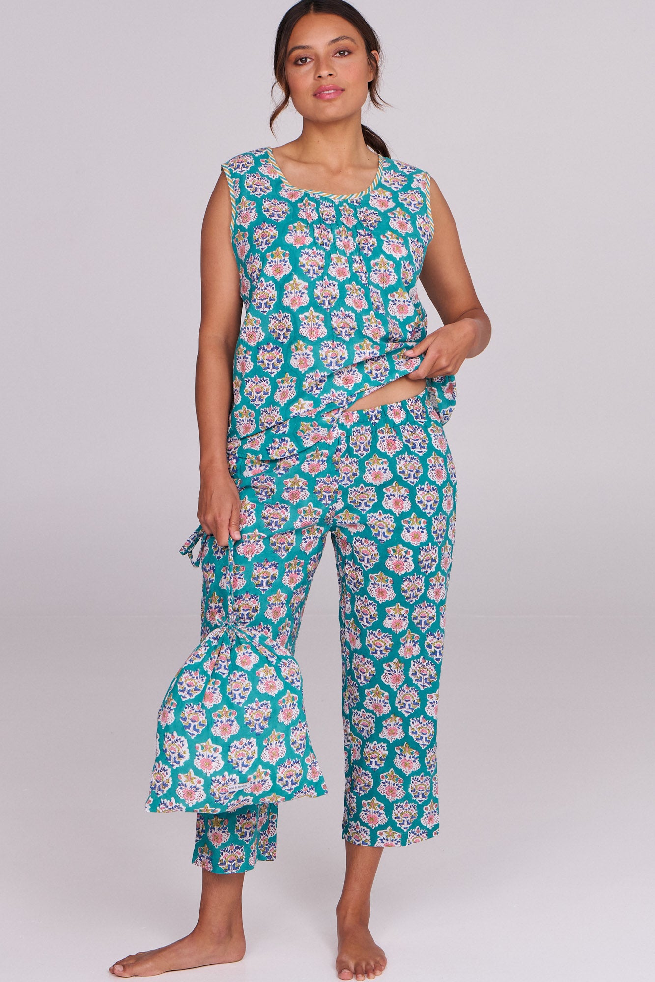 Isla Pyjamas Aqua Lily