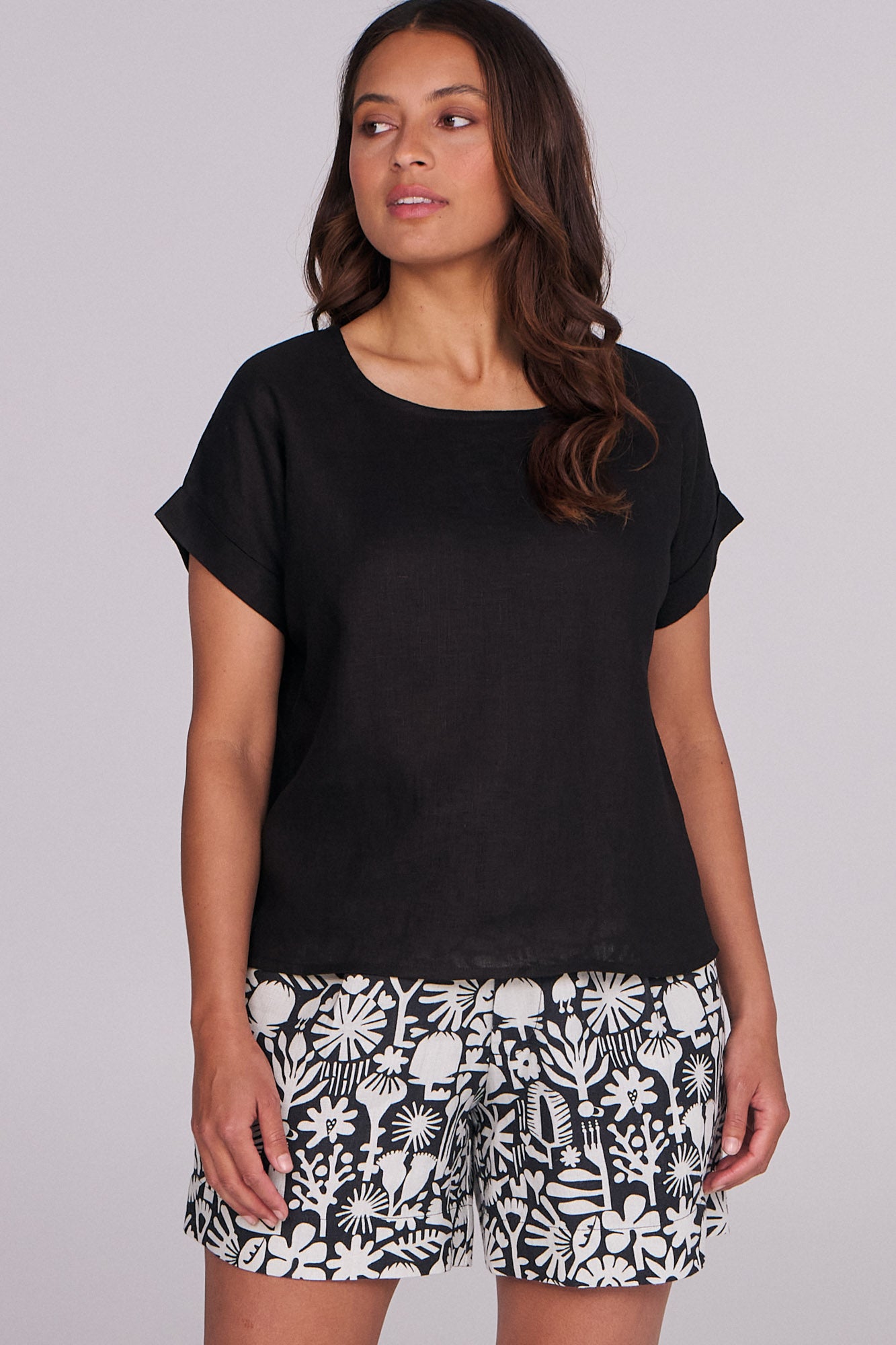 Luna Top Black