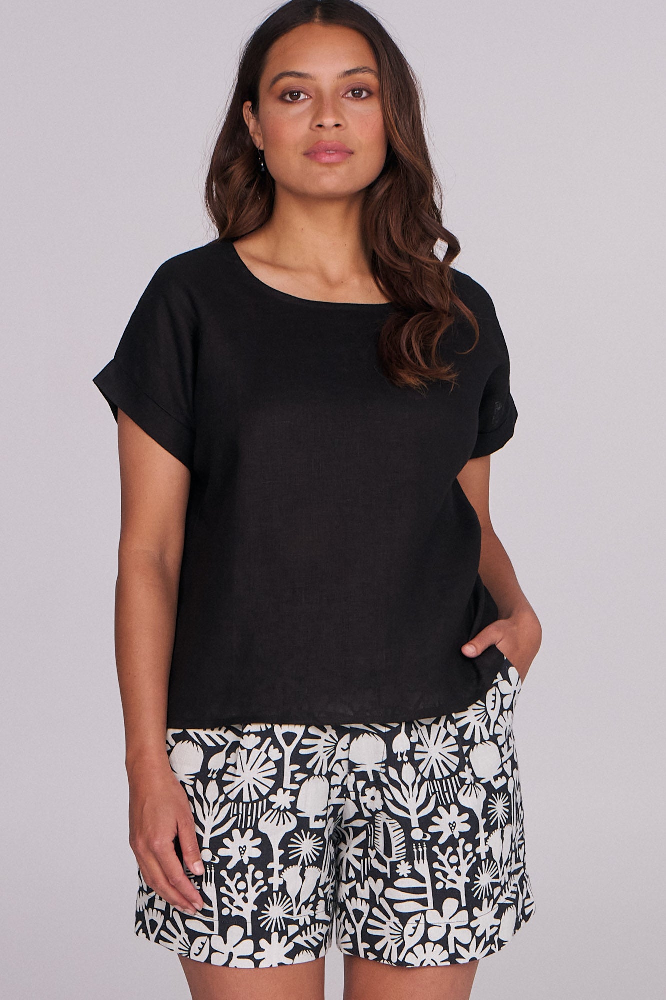 Luna Top Black