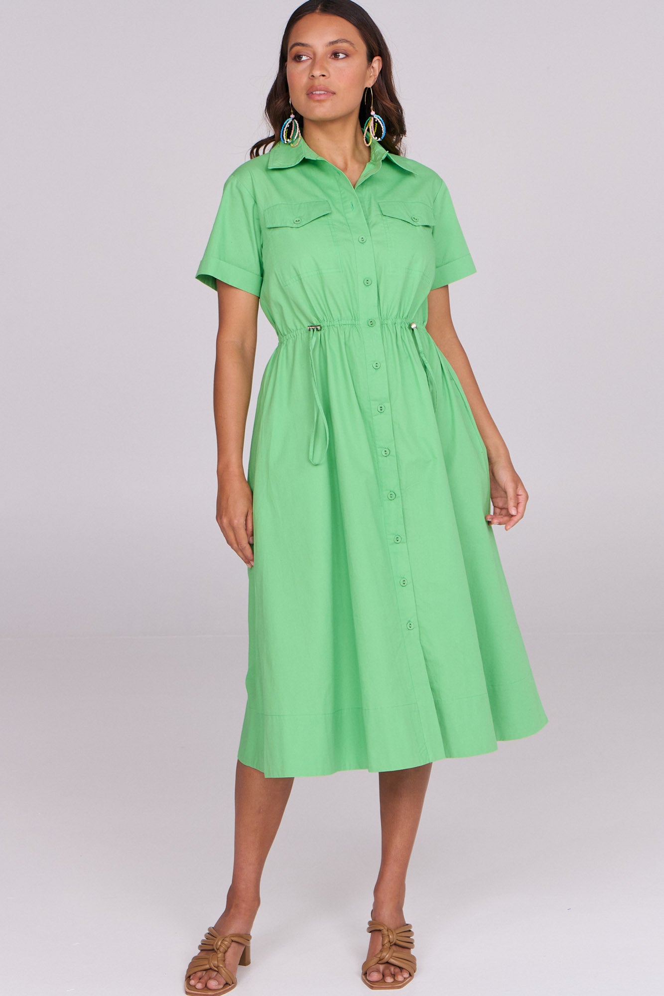 Murphy Dress Apple Green