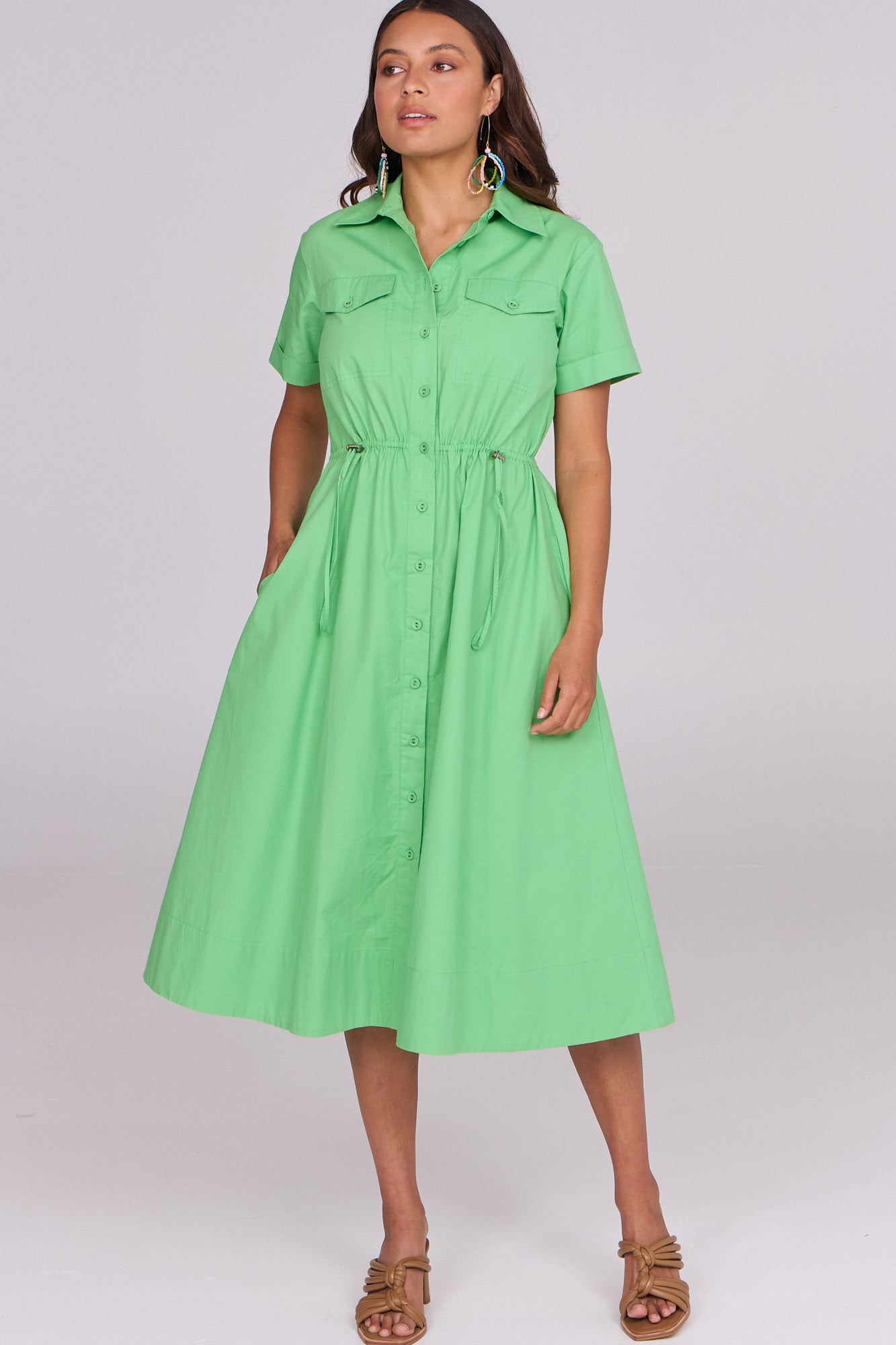 Murphy Dress Apple Green