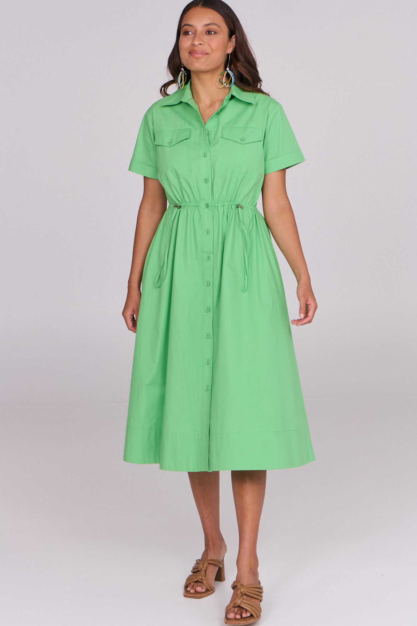 Murphy Dress Apple Green