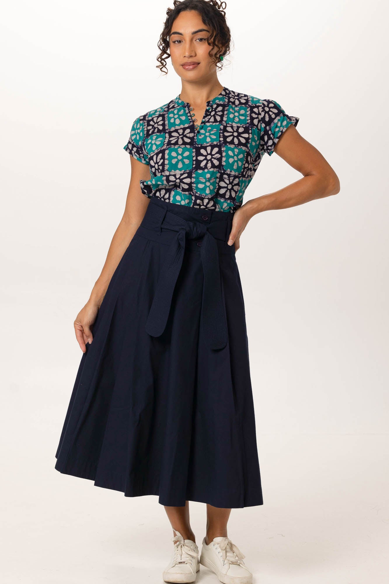 Rhodes Skirt Midnight Blue