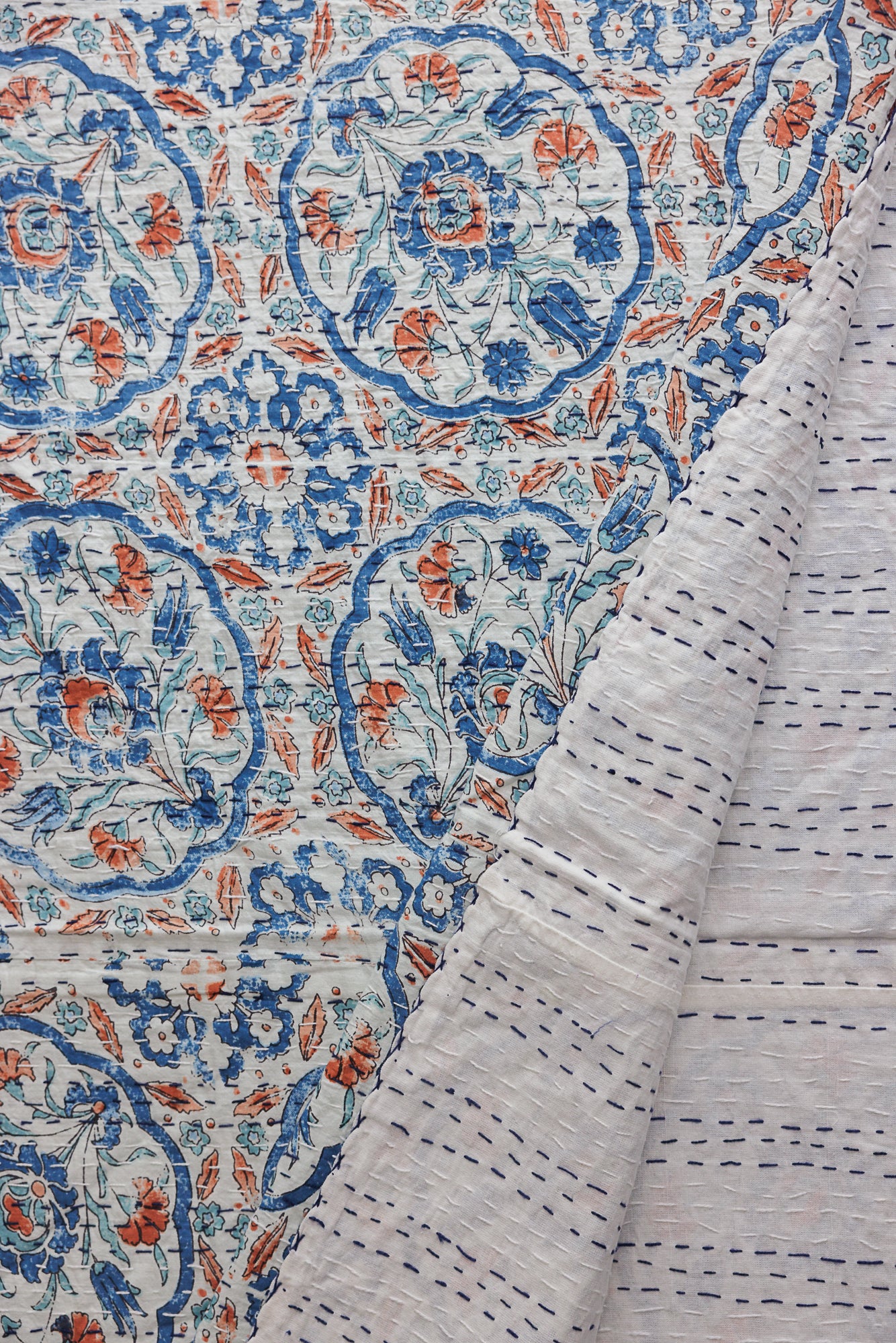 Kantha Quilt Rustic Harmony