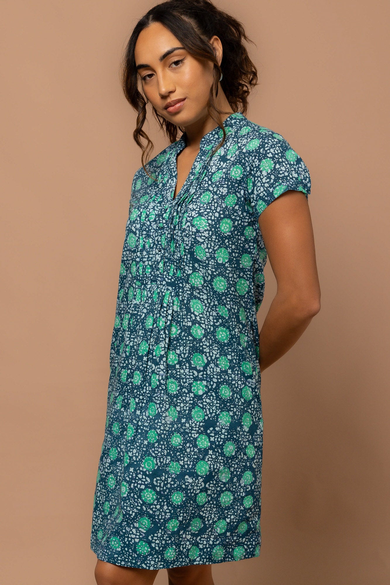 Sabu Dress Mint Crackle