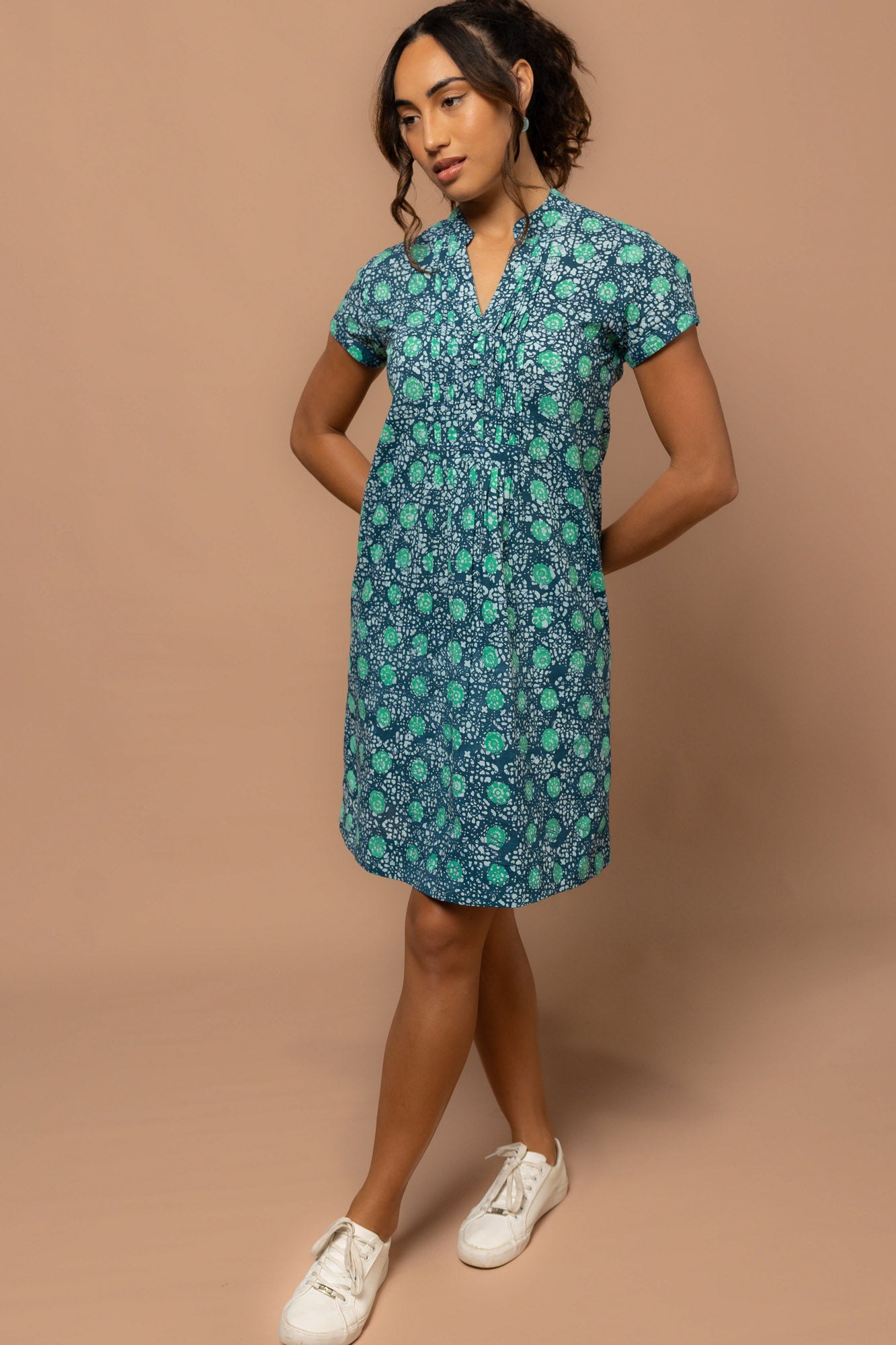 Sabu Dress Mint Crackle