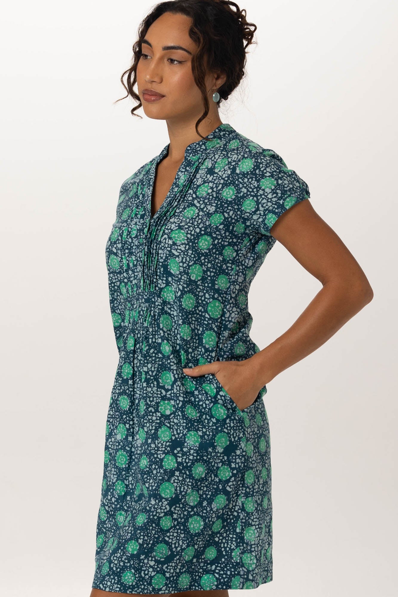 Sabu Dress Mint Crackle