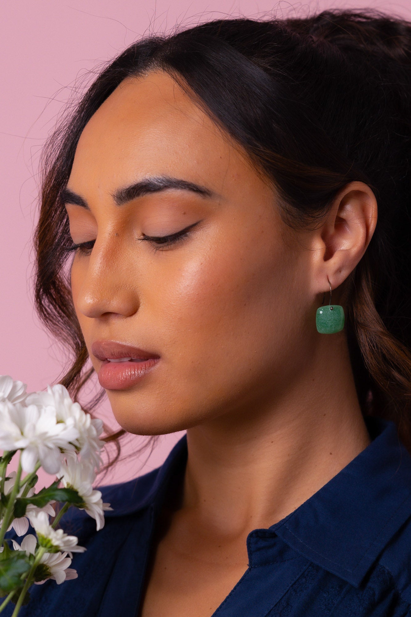 Thea Earrings Indian Jade